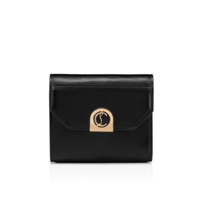 Carteras Elisa Compact Christian Louboutin Mujer - Negros/Dorados - 1210168J244